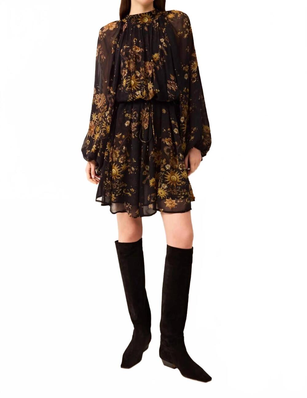 NEW MARIE OLIVER bobbi dress in gilded